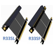 Riser Card PCI Express Gen3.0 PCI-E 16x to PCIe 3.0 x16 Riser Graphics Card Ribbon Extension Cable 5cm for GTX1080ti QuadroK1200 2024 - buy cheap