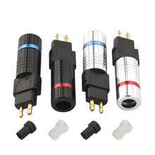 Adaptador conector de Audio para auriculares, Cable Hifi chapado en oro P para HD600 HD650 HD580 HD25, Conector de auriculares soldado con AUX 2024 - compra barato