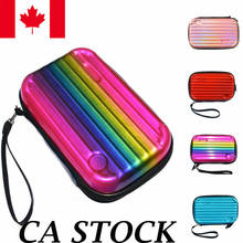 CA Fashion Colorful Laser Messenger Handbag Purse Card Clutch Mini Suitcase HandBag 2024 - buy cheap