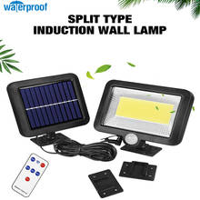 Solar LED Light Outdoor PIR Motion Sensor Rmote Control Waterproof Garden Lighting Wall Spotlight Street Path Lamp 1/3/5 Modes 2024 - buy cheap
