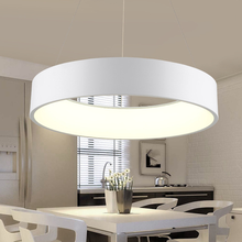 Minimalist Hanging Round Lamp Modern Circle Led Pendant Light Ring Pendant Lamp For Kitche n Island Living Room Dinning Room 2024 - buy cheap
