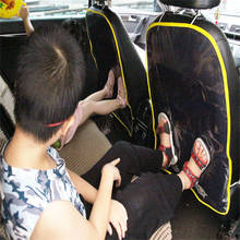 Детский автомобильный защитный чехол на заднее сиденье, пластиковый детский коврик для мытья грязи, автомобильный коврик для сиденья, аксессуары для коляски 2024 - купить недорого