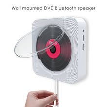 Настенный Bluetooth CD плеер USB MP3 диск портативный музыкальный плеер с пультом дистанционного управления FM радио встроенный HiFi колонки 2022 - купить недорого