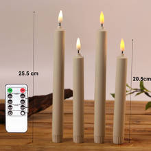 Pack of 4 Remote Control Flameless Decorative Candles,Battery Operated Romantic Wedding Votive Candles For Church And Religious 2024 - buy cheap