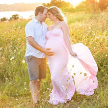 Реквизит для фотосъемки для будущей матери платье для будущей матери длинное платье-труба для беременных фотосъемка для фотосъемки Макси без рукавов 2024 - купить недорого