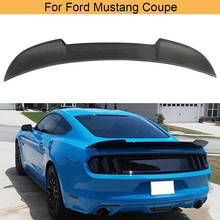 Car Rear Trunk Spoiler Wing For Ford Mustang Coupe 2015 - 2019 Car Rear Trunk Boot Lip Wing Spoiler Carbon Fiber 2024 - buy cheap