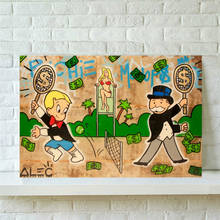 Paintings Wall Art Richie Rich Canvas Modular Tennis Picture Graffiti HD Print Alec Monopoly Poster Frame For Bedroom Home Decor 2024 - buy cheap