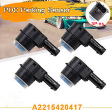 Sensor de estacionamento pdc, 4 unidades, para m ercedes benz w211 w219 w203 w204 w221 w164 cls ml gl cl 2215420417 2024 - compre barato