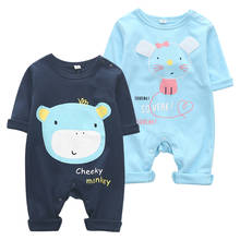 0-24 months Spring Unisex Newborn Baby Rompers Long Sleeve Baby Girls Rompers Autumn Print Baby Boys Jumpsuits Clothing 2024 - buy cheap