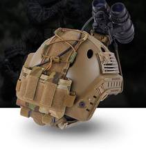 Estojo tático de bateria airsoft mk2, capa de capacete de caça, nylon, para combate militar, acessório para capacete rápido 2024 - compre barato