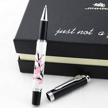 JINHAO 8802 Luxury Metal jinhao Brand ceramics roller ball pen Ball Point Business Canetas for Writing office school supply 2024 - buy cheap