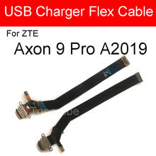 USB Charger Flex Cable For ZTE Axon 9 Pro A2019 A2019G 9Pro Axon9Pro Charging Port Dock USB Flex Ribbon Replacement Patrs 2024 - buy cheap