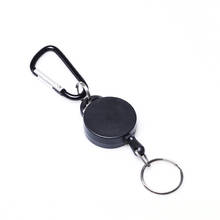 Camping Rope Key Ring Retractable Keychain Telescopic Anti-lost Keychain Carabiner Sports Elastic Retractable Cord Outdoor Tools 2024 - buy cheap