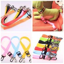Pet Dog Cat Car Seat Belt For Accessories Goods Animals Adjustable Harness Lead Leash Small Medium Travel Clip French Bulldog