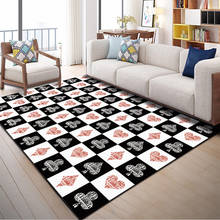 Creative Geometry 3D Printing Carpets for Living Room Bedroom Area Rug Kids Room Play Mat Hallway coffee table Kitchen Floor Rug 2024 - buy cheap