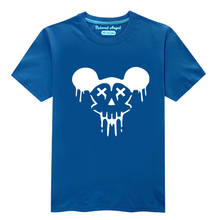 Summer Children's T-shirt Boys Girls Luminous T-shirts Kids Hip Hop Neon Print Party Club Night Light Punk Tops Tees 11Colour 2024 - buy cheap