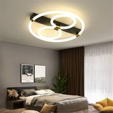 Novo moderno led luzes do candelabro para sala de estar quarto kitchern casa lustre nordic led círculo iluminação da lâmpada 2024 - compre barato