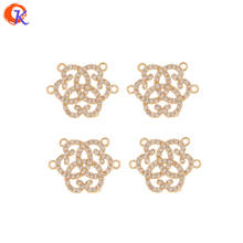 Cordial Design 20Pcs 15*20MM Jewelry Accessories/Hand Made/CZ Charms/Flower Shape/Pendant/Earring Findings/DIY Necklace Making 2024 - buy cheap