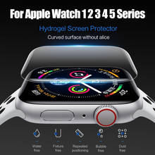 Hydrogel Film For Apple Watch 1 2 3 4 5 Series Screen Protectors For Iwatch 38mm 40mm 42mm 44mm Protective Scratch Resistant 9H 2024 - buy cheap