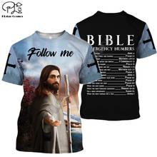 Plstar cosmético católico cristão jesus retrô, camiseta de verão casual engraçada 3 dimpressão unissex mangas curtas para homens/mulheres a1 2024 - compre barato