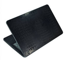 KH Laptop Crocodile Cobra Couro De fibra de Carbono Adesivo Pele Protetor Capa Guarda para MSI GT80 18" 2024 - compre barato