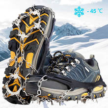 19 Teeth Claws Micro Spikes Footwear Ice Traction System Crampons Non-slip Safe Non-slip Shoe Cover Climbing Accessories Outdoor 2024 - buy cheap