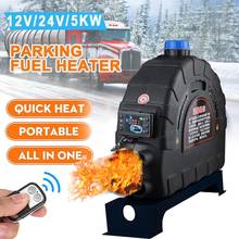 Car Heater Auxiliary Heater 5KW 12V 24V Car Parking Heater Diesel Air Heater 10L Tank Remote Control For Truck Boat Car Trailer 2024 - buy cheap