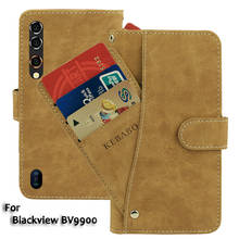Vintage Leather Wallet Blackview BV9900 Case 5.84" Flip Luxury Card Slots Cover Magnet Stand Phone Protective Bags 2024 - buy cheap