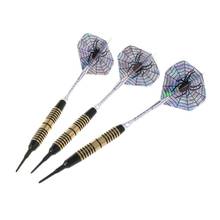 3pcs Black Copper Dart Barrels For Soft/Steel Tip Dart 49mm 16g With 2BA Thread  2024 - buy cheap