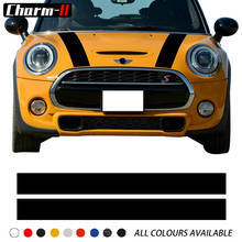 Adesivos para mini cooper r50 r52 r56 r57 f55 f56 countryman r60 f60, capô e decalque de vinil listras da tampa do motor 2024 - compre barato