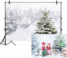 HUAYI Photo Background Newborns Christmas Winter Snowy Forest Photo Backdrop Child Family Christmas Celebration Party DropD-7838 2024 - buy cheap