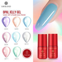 SAVILAND 8 Colors Opal Jelly Gel Nail Polish UV LED Gel Varnish Translucent Color Nail Gel Soak Off Gel Polish Nail Art Primer 2024 - buy cheap