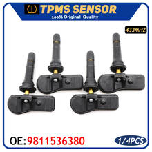 Sensor de presión de neumáticos TPMS 9811536380 para Peugeot, 3008, T84, 307, 301, 408, 508, T5, T7, 5008, T87, RCZ, T75, 433Mhz, 9673860880 2024 - compra barato