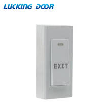 Interruptor de botão de saída de liberação da porta para o sistema de controle de acesso botão de saída estreito não/nc/com montagem na parede 2024 - compre barato