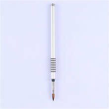 Silver Handle Liner Nail Brush Drawing Painting Tools 7mm Flower Pen Brush Manicure Nail Art Tool 2024 - buy cheap