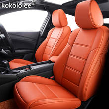 Kokololee-Juego de funda de asiento de cuero personalizado para coche, para Dodge Caliber Avenger Journey challenger, fundas para asientos de automóviles 2024 - compra barato