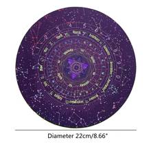 Round Pendulum Divination Tablecloth Tarots Card Pad Runes Altar Table Cloth Constellation Magic Board Game Rubber Pad 2024 - buy cheap