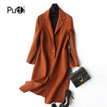 PUDI A37002 Women's Winter Warm Wool Polyester With Collar Coat Lady Coat Jacket Overcoat 2024 - buy cheap