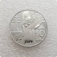 1964 Poland aluminum 10 Zlotych (20th Anniversary of People's Republic of Poland,Trial Strike) Copy Coin 2024 - buy cheap
