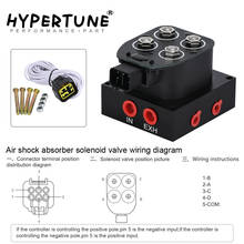 Auto/motorcycle 12V Solenoid Valve Air ride Suspension manifold valve (0-200psi) Control Air Bag Suspension HT-ESV01 2024 - buy cheap