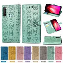 For Xiaomi Redmi Note 8 Pro Cute Animal Flip Wallet Leather Case For Redmi Note 8 Pro Case Phone Cover Funda Redmi Note 8T 2024 - buy cheap