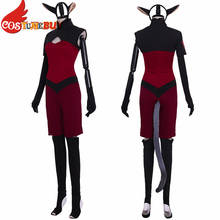 CostumeBuy She-Ra: Princess of Power Cosplay Catra Costume Women Girls Jumpsuit with Mask Gloves Full Outfits Custom Made 2024 - buy cheap