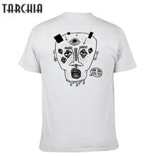 Tarco ia camiseta masculina de algodão de marca, camiseta casual para meninos com manga curta, de verão 2021 2024 - compre barato