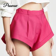 Tide-pantalones cortos holgados de cintura alta para mujer, ropa Sexy, rosa, 2021 2024 - compra barato