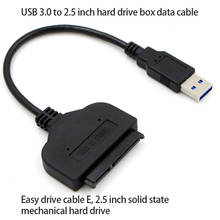 Cable adaptador USB 3,0 a SATA6G, conectores de ordenador, Cable adaptador USB SATA, compatible con disco duro/SSD SATA de 2,5/3,5 pulgadas 2024 - compra barato