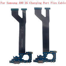 Соединительный USB-кабель для зарядного порта док-станция гибкий кабель для Samsung A90 5G A908B A908N запасные части 2024 - купить недорого