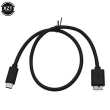 Cabo conector usb 3.1 tipo c para usb 3.0, micro b cabo para disco rígido smartphone celular pc 2024 - compre barato