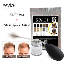 Sevich 2pcs/set 25g Hair Fiber + Glass Nazzle Hair Building Fibers Powder For Men & Women Hair Loss Product Concealer Powder 2024 - buy cheap