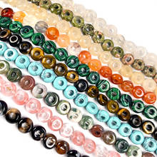 Natural Stone Agates Beads Small Circle Shape Loose Spacer Beads for Jewelry Making Necklace DIY Bracelet Accessories 5x10x4mm 2024 - buy cheap