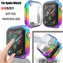 360 Slim Full Protective Cover Case for Apple Watch Band Case 5 4 3 2 1 Soft TPU Screen Protector for iWatch 44mm 40mm 42mm 38mm 2024 - buy cheap
